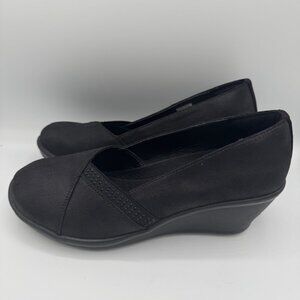 Skechers Rumblers "As If" Rhinestone Gore Wedge Pump Size 8.5